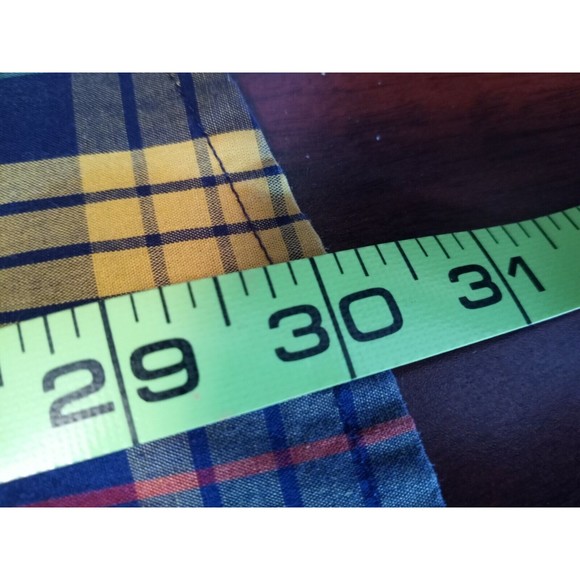 06U.S. Polo Assassin Men's XL Button Down Long Sleeve Navy & Yellow Stripe Shirt - Picture 6 of 6